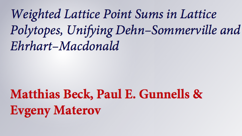 Weighted Lattice Point Sums in Lattice Polytopes, Unifying Dehn–Sommerville and Ehrhart–Macdonald